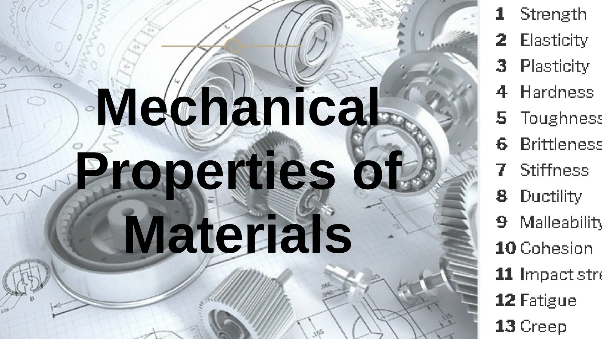 Indicateurs de propriétés mécaniques des matériaux métalliques